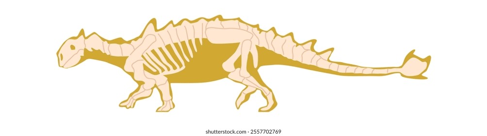 Pincosaurus skeleton ancient creature monster