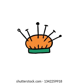 pincushion doodle icon