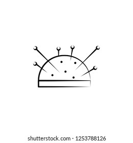 Pincushion, sew icon. Element of art and craft icon. Thin line icon for website design and development, app development. Premium icon