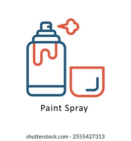 Pincushion Vector Two Colors Outline Icon. Eps file 10