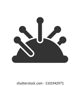 pincusion vector icon