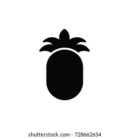 Pine apple icon logo design vector illustration