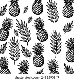 Pine apple pattern in vector format