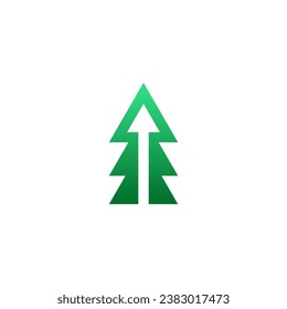 Pine Arrow Logo Design. Pine Tree Logo