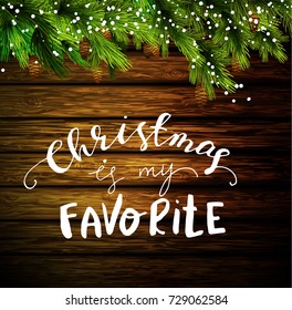 Pine branches with cones