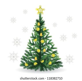 Pine christmas tree