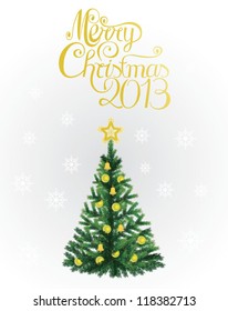 Pine christmas tree