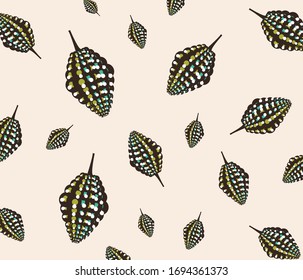 Pine Coneor Fruit Berry Seamless Pattern. Vector Texture for Fashion Prints. Hand Drawn Fresh Style. You Can Use   Fabric, Pillow, Wallpaper, Fashion, Home Textile, Tablecloth, Organic, Bag Design.