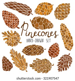 Pine Cones Set