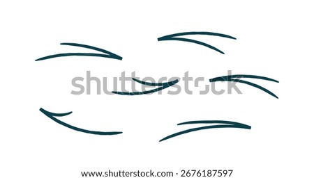 Pine, fir, spruce, conifer tree needles, traditional Chuseok symbol, isolated on transparent. Hand drawn flat vector illustration. Korean Mid Autumn Festival design elements , holiday clip art set