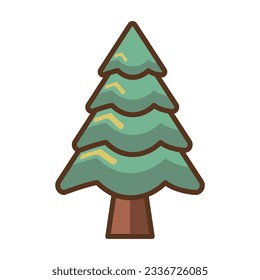 Ilustración De Pino O Árbol Fir