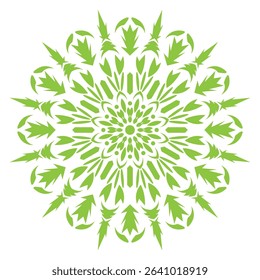 The Pine Forest Ornament Round Illustration