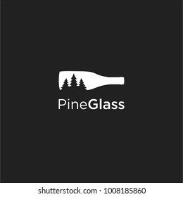 Pine Glass Logo Design