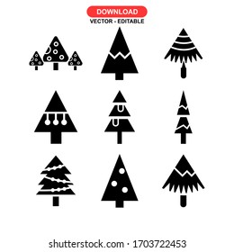 pine icon or logo isolated sign symbol vector illustration - Collection of high quality black style vector icons
