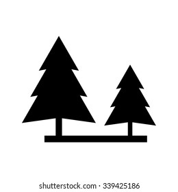 Pine icon . Vector illustration