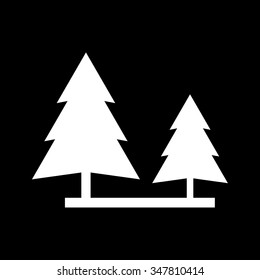Pine icon . Vector illustration