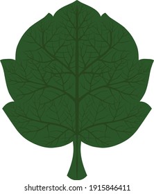 pine leaf logo for greening organization