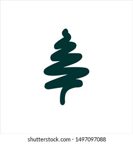 Pine Logo Cedar Symbol Tree Icon Stock Vector (Royalty Free) 1497097088