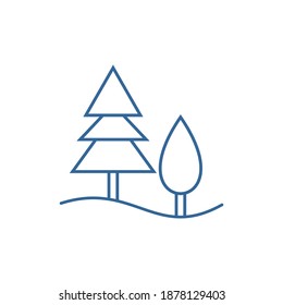 Pine logo design vector template, Outdoor logo design concept, Icon symbol