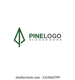 pine logo illustration