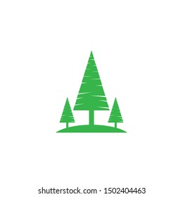 Pine logo template vector icon design