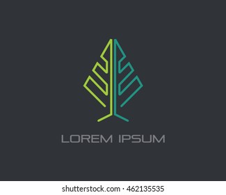 Pine Logo Vector