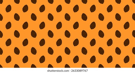 Pine Nut Doodle Pattern background. Pine Nut pattern Background.  doodle pine pattern background.