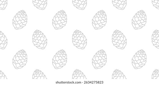 Pine Nut Doodle Pattern background. Pine Nut pattern Background. doodle pine pattern background.