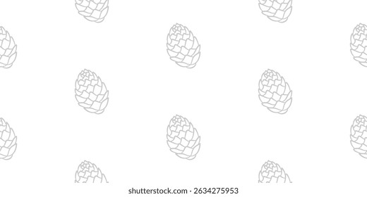 Pine Nut Doodle Pattern background. Pine Nut pattern Background. doodle pine pattern background.