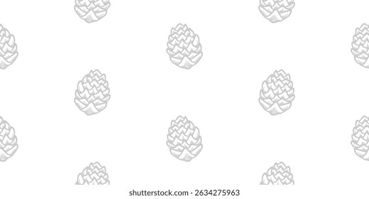 Pine Nut Doodle Padrão fundo. Pine Nut padrão Fundo. doodle pinho padrão fundo.