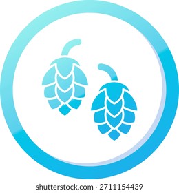 Pine nut Line vector Icon Design