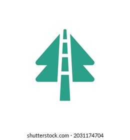 pine ridge , Pines, Spruce, Cedar trees logo design
