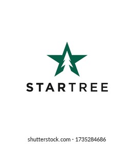 pine star logo / pine icon