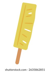Pine stick icon, simple vector illustration