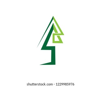 Pine symbol illustration