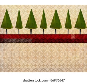 Pine tree artistic patterned  backgrounds esp10