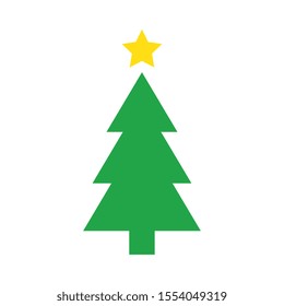 pine tree christmas isolated icon vector illustration design