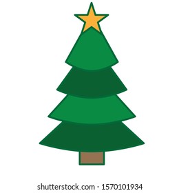 Pine Tree For Christmas and Winter