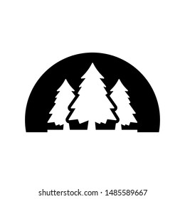 pine tree design vector illustration