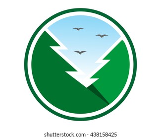 pine tree forest fir spruce image vector icon logo