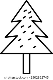 Pine Tree Icon Design For Personal and Commerial Use