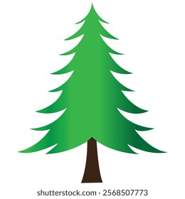 Pine tree icon design template vektor