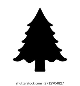 Pine tree icon. Fir tree vector. Christmas tree icon. Vector illustration. EPS 10