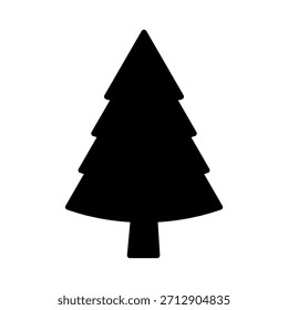 Pine tree icon. Fir tree vector. Christmas tree icon. Vector illustration. EPS 10