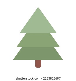 icono de pino aislado