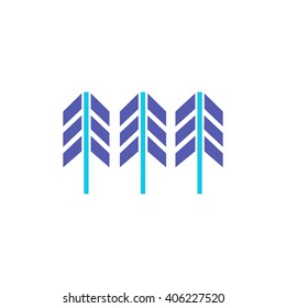 pine tree icon (forest, park). vector illustration
