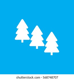 pine tree icon illustration isolated vector sign symbol
