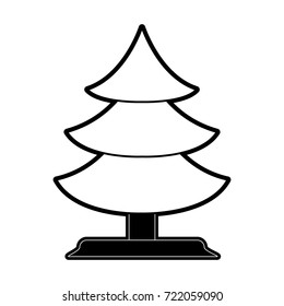 pine tree icon image 