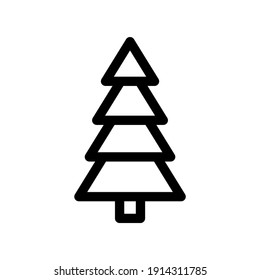 Kiefernbaumsymbol oder Logo einzeln auf Zeichen, Vektorgrafik - hochwertige Vektorsymbole im schwarzen Stil
