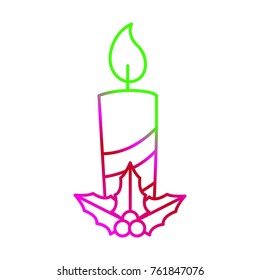 Pine tree icon of Merry christmas and season theme Isolated design Vector illustration